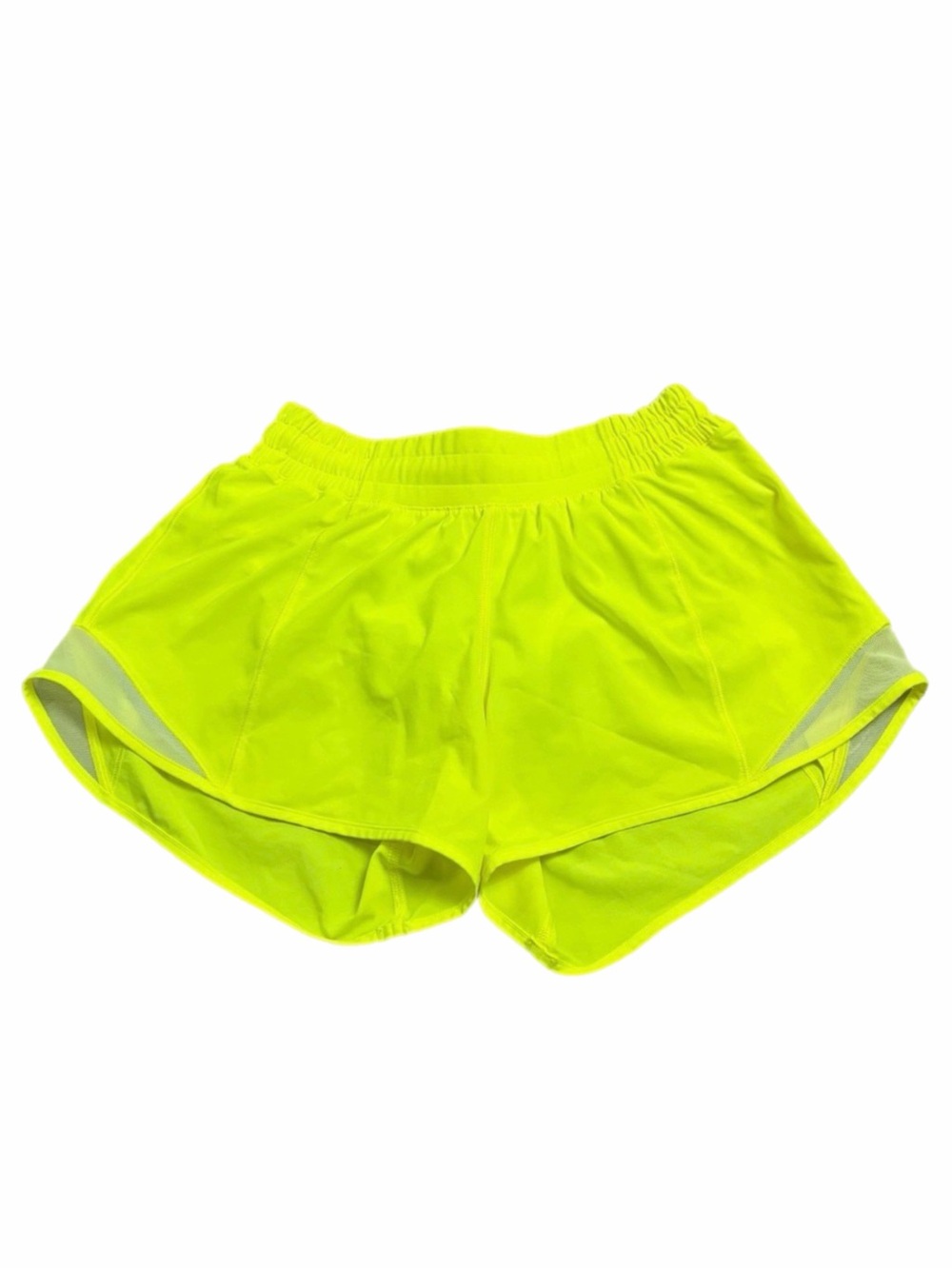 Lululemon Hotty Hot Short *Long 4" (Lime Pop) Size 4